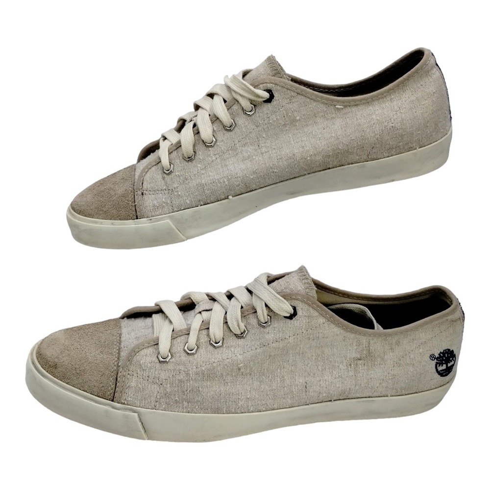 Timberland Earth‎ Keepers Men's Sneakers Beige Tan Khaki Shoes Size 9
